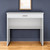 32" White Wood Computer Desk With Drawer