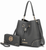Callie Solid Bucket Bag with Matching Wallet