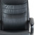 Black Adjustable Height Swivel Rolling Executive Office Chair