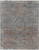 2' X 3' Blue Red And Gray Floral Power Loom Stain Resistant Area Rug