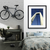 Courtside Market Verrazano-Narrows Bridge Blue Sky Framed Art