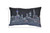 Homeroots Home Decor Shanghai Nighttime Skyline Lumbar Decorative Pillow, Black, 24 Inches