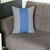Homeroots Home Decor Blue Houndstooth Decorative Throw Pillow, 18x18x1 Inch