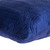 Homeroots Home Decor Quilted Velvet Blue Square Throw Pillow, 20 x 20 x 4 Inches