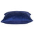 Homeroots Home Decor Quilted Velvet Blue Square Throw Pillow, 20 x 20 x 4 Inches