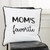 Black and White Moms Favorite Modern Throw Pillow - 808230118232