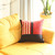 Homeroots Home Decor Red And Black Printed Geometric Throw Pillow, 18x18 Inches