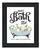 Hot Bath Black Framed Print Bathroom Wall Art