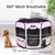 JESPET Pet Dog Playpens 36", 45" & 61" Portable Soft Dog Exercise Pen Kennel with Carry Bag for Puppy Cats Kittens Rabbits, Indoor/Outdoor Use