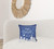 Homeroots Home Decor Set of Four 18 Inch x 18 Inches Blue Zippered Polyester Christmas Reindeer Throw Pillow Cover