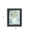 White Blooms Black Framed Print Wall Art