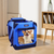JESPET Soft Pet Crates Kennel, 3 Door Soft Sided Folding Travel Pet Carrier with Straps and Fleece Mat for Dogs, Cats, Rabbits, Indoor/Outdoor Use with Grey, Blue & Beige, Black