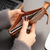 Glenrock Brown Leather Pop-up Cardholder Wallet