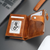 Glenrock Brown Leather Pop-up Cardholder Wallet