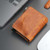 Glenrock Brown Leather Pop-up Cardholder Wallet