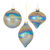 Irredescent Glass Snowflake Ornament 