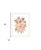 Peachy Petals White Framed Print Wall Art