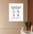 Bathroom Guide White Framed Print Bathroom Wall Art