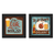 Set Of Two Beer Oclock Black Framed Print Wall Art