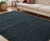 5' X 8' Dark Gray Wool Hand Woven Area Rug