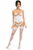 Lavish Satin Open Bust Underwire Short Underbust Corset