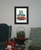 Holiday Travels Black Framed Print Wall Art