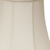 White Monay Shantung Silk Bell Lamp Shade