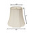 White Monay Shantung Silk Bell Lamp Shade