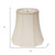 White Monay Shantung Silk Bell Lamp Shade