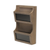 Two Tier Wooden Chalkboard Wall Storage