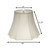 White Monay Shantung Silk Bell Lamp Shade
