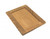 15" Brown Solid Wood Framed Accent Mirror