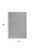 5' X 8' Gray Power Loom Area Rug