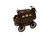 10" Brown Metal Hand Painted Car Model Car