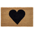 Calloway Mills Black Heart Doormat