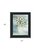 White Blooms Black Framed Print Wall Art