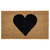 Calloway Mills Black Heart Doormat