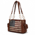 Alaina Vegan Leather Women's Flag Shoulder Bag