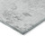 3' X 5' Gray Charcoal And Silver Floral Washable Indoor Outdoor Area Rug