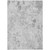 3' X 5' Gray Charcoal And Silver Floral Washable Indoor Outdoor Area Rug