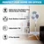 Impress Easy-Assemble 3-Speed 16-Inch Stand Oscillating Pedestal Floor Fan White