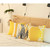 Homeroots Home Decor Black And Yellow Zigzag Geometric Throw Pillow, 18x18 Inches