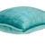 20" x 7" x 20" Transitional Aqua Solid Quilted Pillow Cover With Poly Insert - 4512822765938