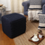 Square Hand Knitted Pouf