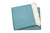 Teal Blue and White Dreamy Soft Herringbone Throw Blanket
