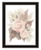 BOHEMIAN BOUQUET Black Framed Print Wall Art