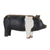 Set of Four Black and White Farm Animal Polyresin Tabletop Candleholders