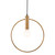 Gold Ring Metal Dimmable Chandelier