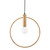 Gold Ring Metal Dimmable Chandelier
