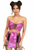 Lavish Holo Bustier & Skirt Set